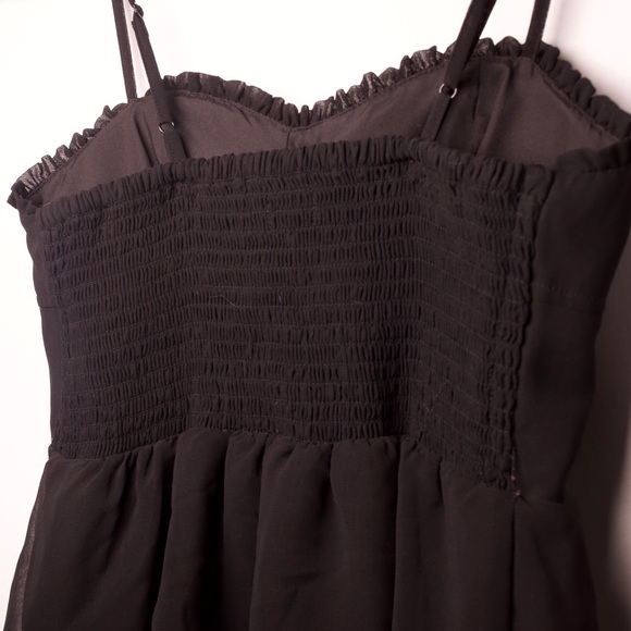 American Eagle Bustier Ruffle LBD - Picture 4 of 7